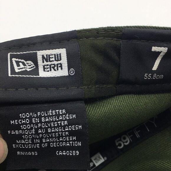 New Era Chicago Cubs Armed Forces Memorial Day Camo 59FIFTY Fitted Hat Sz 7 - Picture 14 of 16